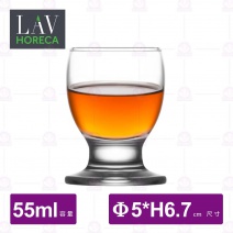 【LAV HORECA】A72325拿坡里短腳烈酒杯(24入/盒)-55ml