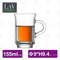 【LAV HORECA】A72851雅典茶杯(12入/盒)-155ml