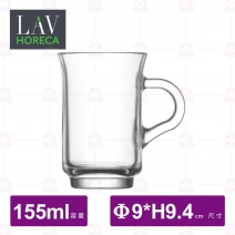 【LAV HORECA】A72851雅典茶杯(12入/盒)-155ml