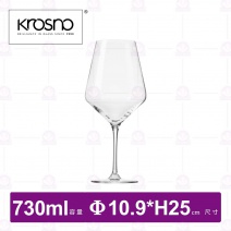 【KROSNO】K46306前衛創新水晶酒杯(4入/盒)-730ml