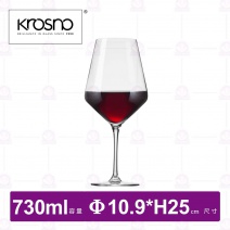 【KROSNO】K46306前衛創新水晶酒杯(4入/盒)-730ml