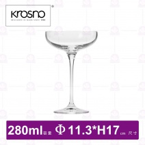 【KROSNO】K94204和諧系列水晶寬口杯(6入/盒)-280ml