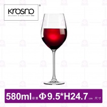 【KROSNO】K87398華麗水晶高腳杯(6入/盒)-580ml