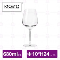 【KROSNO】K47525聖潔典雅水晶紅酒杯(6入/盒)-680ml