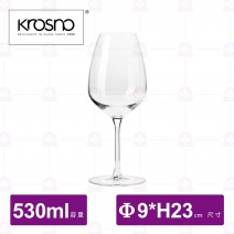 【KROSNO】K47532聖潔典雅水晶白酒杯(6入/盒)-530ml