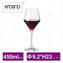 【KROSNO】K13506晨光水晶紅酒杯(4入/盒)-450ml
