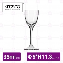 【KROSNO】K90053調酒水晶伏特加杯(6入/盒)-35ml