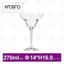 【KROSNO】K86254調酒水晶瑪格麗塔杯(6入/盒)-270ml