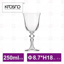 【KROSNO】K88180克莉絲塔水晶紅酒杯(6入/盒)-250ml