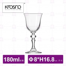 【KROSNO】K88296克莉絲塔水晶白酒杯(6入/盒)-180ml