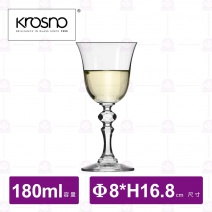 【KROSNO】K88296克莉絲塔水晶白酒杯(6入/盒)-180ml