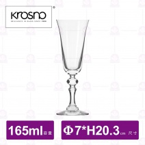 【KROSNO】K88029克莉絲塔水晶香檳杯(6入/盒)-165ml