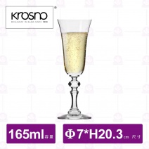 【KROSNO】K88029克莉絲塔水晶香檳杯(6入/盒)-165ml