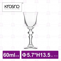 【KROSNO】K89132克莉絲塔水晶伏特加杯(6入/盒)-60ml