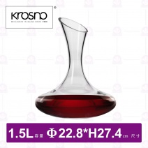 【KROSNO】K93238手工水晶醒酒瓶(1入/盒)-1.5L