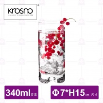 【KROSNO】K05006造型調酒高球杯(6入/盒)-340ml