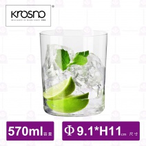 【KROSNO】K55257經典調酒薄口杯(6入/盒)-570ml