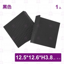 【AIRFLOW】咖啡壓粉墊小(黑)-12.5x12.6xH3.8cm