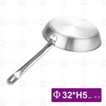 ST複合底煎鍋(不沾)-Φ32xH5cm