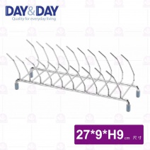 【DAY&DAY】ST6678BS 碗盤架 9格-27x9xH9cm