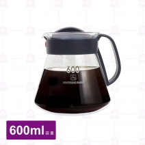 耐熱玻璃咖啡壺-塑膠手把 600cc