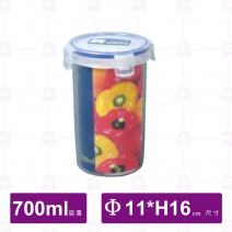 【聯府】KI-C700 天廚圓型保鮮盒-11x11xH16.3cm
