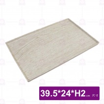 【HS】JA345 陶面洛克托盤(檜憶)-39.5x24xH2cm