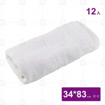 鐵板燒毛巾 34x83cm/1159克(約30兩)(12入/包)