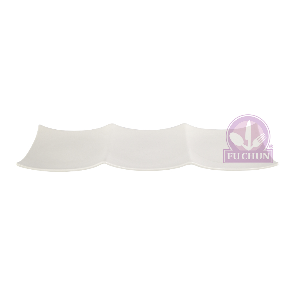 【大同磁器】P09H73B3 三格盤-中 28.3x9.3x2(20入/束)