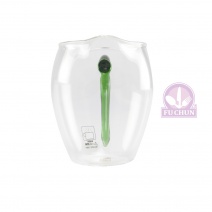 CY082-1 綠色玻璃茶海 7*10cm