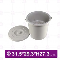D-7廚餘桶 (附蓋) 7L