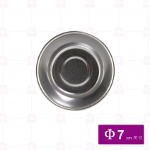 白鐵布丁杯-圓 Φ7xH3.5cm