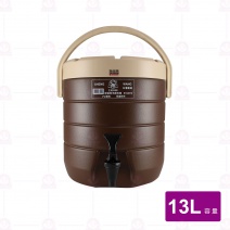 888保溫茶桶 13L 紅,藍,綠,咖啡 ST-8813 30.5xH33cm