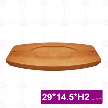 AF019-02 小判木托盤 29x14.5xH2cm(不含鐵板)