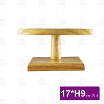 木手捲架 2孔-楓 Φ17xH9cm