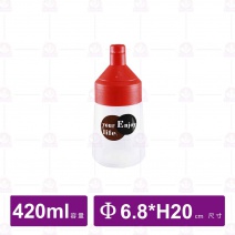 沿明 大愛醬調味瓶 Φ6.8xH20cm/420cc