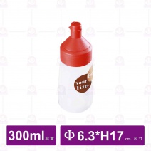 沿明 中愛醬調味瓶 Φ6.3xH17cm/300cc