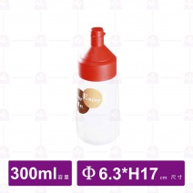 沿明 中愛醬調味瓶 Φ6.3xH17cm/300cc