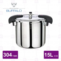 【BUFFALO牛頭牌】牛頭-雅適雙耳快鍋 15L
