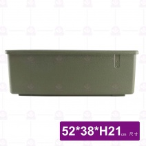 一體保溫餐箱(深綠)-52x38xH21cm
