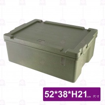 一體保溫餐箱(深綠)-52x38xH21cm