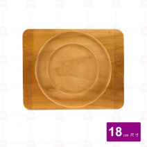 AF011-180-1 燒肉丸皿厚木板 18cm (無鐵板)