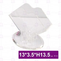 A110 欣葉紙巾架-透明 13*3.5*13.5cm
