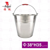 【雅緻Argus】 白鐵水桶 Φ38xH35cm