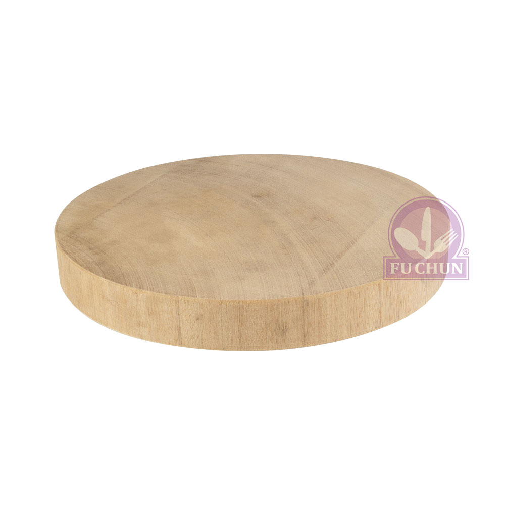 鐵木圓型砧板213A 無樹心 Φ39xH6cm