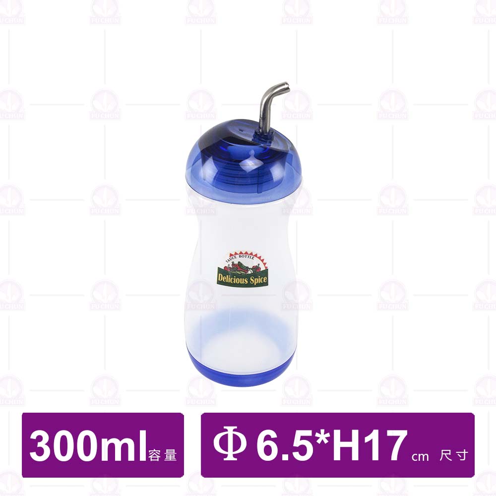 圓嘟嘟醬醋瓶 300ml NO.172 Φ6.5*H17.3cm