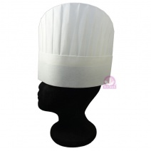 A300-6 白不織布圓中高帽 23cm (20入/包)