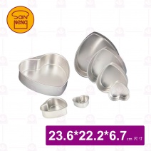 【三能】SN6858固定心型模(陽極) 10吋