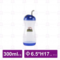 圓嘟嘟醬醋瓶 300ml NO.172 Φ6.5*H17.3cm