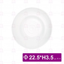 【台灣美耐】K71008 波紋圓盤桃山內白外黑(10入/盒)